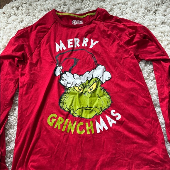 Dr. Seuss Red Grinch Long Sleeve Tee - Picture 2 of 4